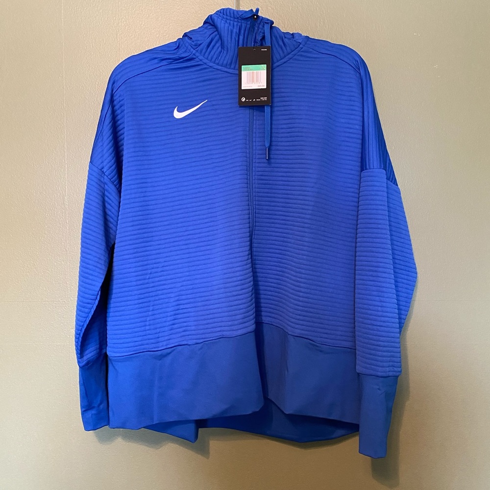 Blue Women’s Nike Full Zip Dri-Fit Hoodie